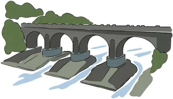 手繪國姓・糯米橋